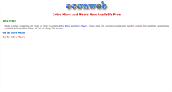 Desktop Screenshot of econweb.com
