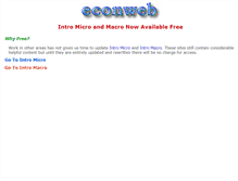 Tablet Screenshot of econweb.com